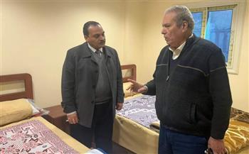 لاستقبال الطلاب الوافدين.. نائب رئيس جامعة بنها لشئون التعليم والطلاب يتفقد فندق الجامعة 