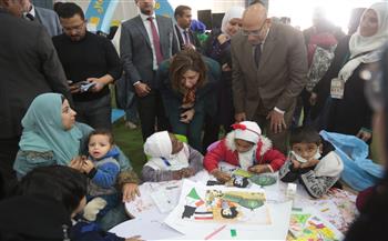   وزيرة الثقافة: حرصنا على انطلاق "يوم فلسطين" من جناح الطفل بمعرض الكتاب
