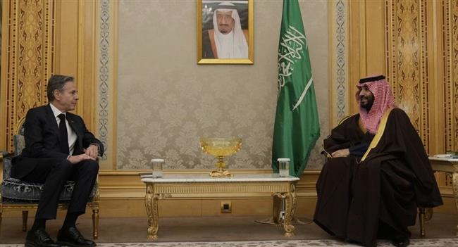 واشنطن تصدر بياناً حول لقاء بلينكن وبن سلمان في الرياض