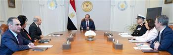 الرئيس السيسى يستقبل رئيس "داسو" الفرنسية لبحث التعاون فى مجال التصنيع الحربى