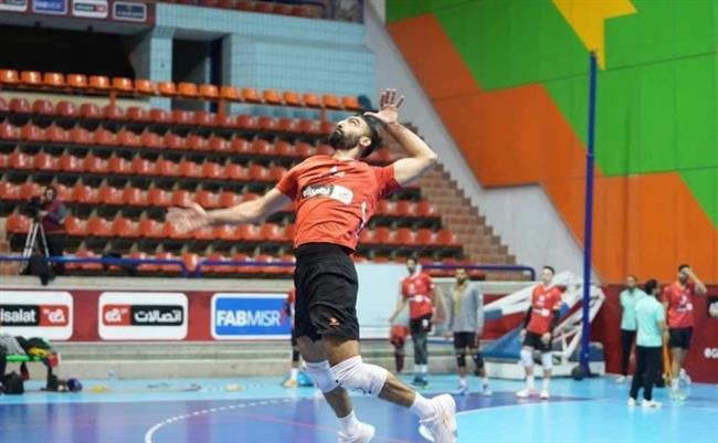 رجال طائرة الأهلي يفوز على سموحة في الدوري