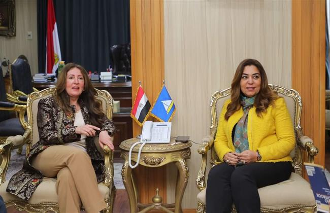 محافظ دمياط تستقبل السفيرة الأمريكية لتعزيز التعاون بين الجانبين