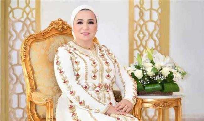 قرينة رئيس الجمهورية تهنئ الشعب المصري والأمة الإسلامية بذكرى الإسراء والمعراج