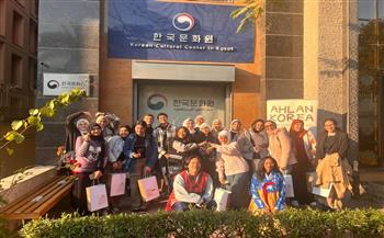   المركز الثقافي الكوري يحتفل مع طلاب عين شمس برأس السنة القمرية