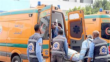 مصرع شخص وإصابة 10 آخرين في حادث تصادم بالمنيا