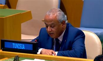   المندوب الدائم لتونس لدى الامم المتحدة يدعو إلى الوقف الفوري لإطلاق النار في قطاع غزة