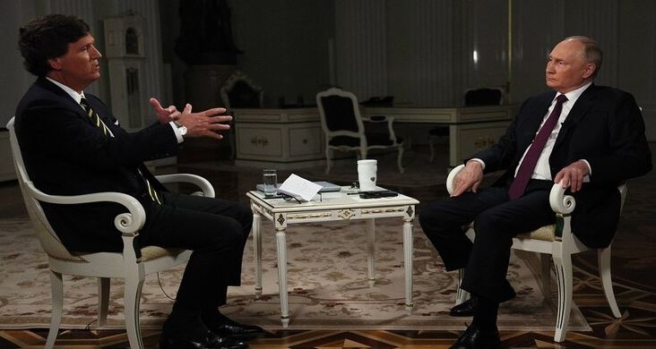 أكثر من 75 مليون مشاهدة لـ"مقابلة بوتين مع كارلسون" على "إكس" فى 9 ساعات