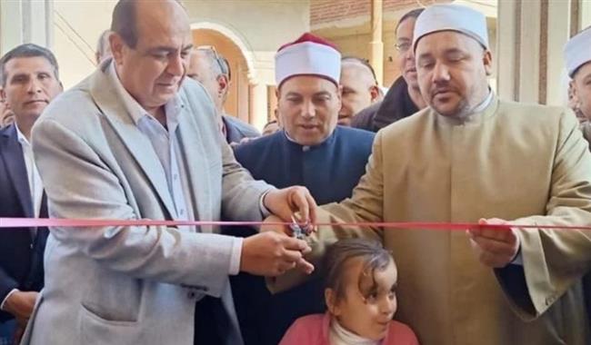 افتتاح مسجد أبو بكر الصديق بسمسطا بـ بني سويف بعد التجديد بتكلفة 6 ملايين جنيه