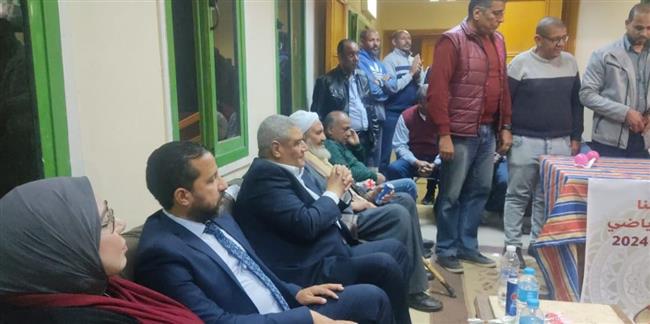 بالصور| مراسم بطولة الهرم الرياضي الرمضانية بالصالة المغطاة بقنا