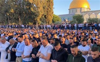 الأوقاف الإسلامية بالقدس: 20 ألف مصل أدوا صلاة الجمعة في رحاب المسجد الأقصى
