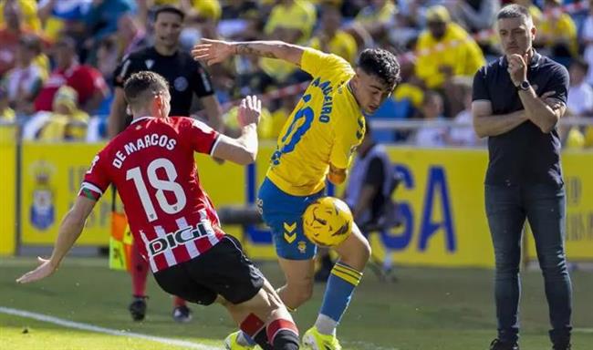 الدوري الإسباني .. أتلتيك بيلباو يفوز علي لاس بالماس بهدفين نظيفين