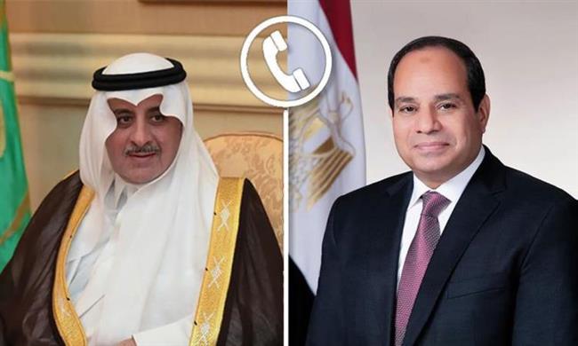 الرئيس السيسي يتلقي اتصالا هاتفيا من أمير منطقة تبوك
