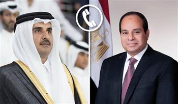   الرئيس السيسي يهنئ أمير قطر بمناسبة حلول شهر رمضان