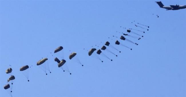 ألمانيا تشارك بإنزال المساعدات جوًا في غزة