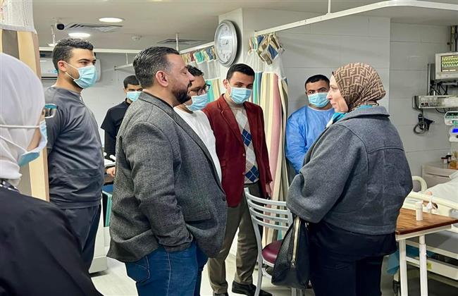 وكيل صحة الإسكندرية تتابع الحالة الصحية لـ أحمد رفعت