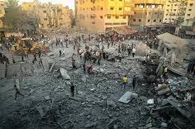استشهاد 7 فلسطينيين جراء قصف إسرائيلي في حي الزيتون بغزة