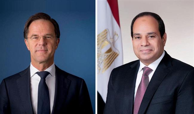 الرئيس السيسي يستقبل اليوم رئيس وزراء هولندا بقصر الاتحادية