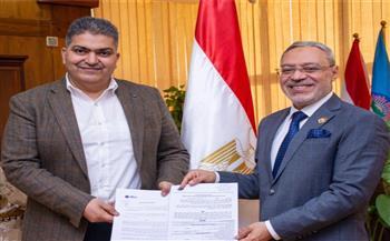توقيع اتفاق بين جامعة طنطا و شركة مصر للتأمين
