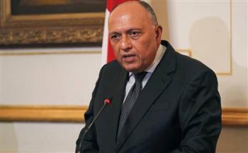 شكري: الرؤى المصرية والإسبانية متوافقة بخصوص رفض نزوح الفلسطينيين