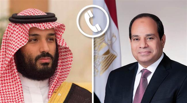 الرئيس السيسي يهنئ ولي العهد السعودي بمناسبة حلول شهر رمضان المعظم