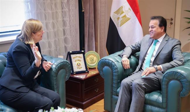 وزير الصحة يبحث مع سفيرة الدنمارك تعزيز التعاون بين البلدين في القطاع الصحي