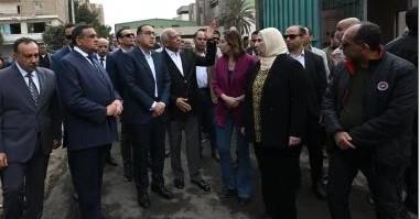 رئيس الوزراء من موقع حريق العمرانية: سنتحمل تكلفة إعادة الوضع كما كان قبل الحريق