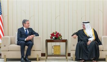   وزير الخارجية الأمريكي وولي عهد البحرين يبحثان وقف إطلاق النار في غزة