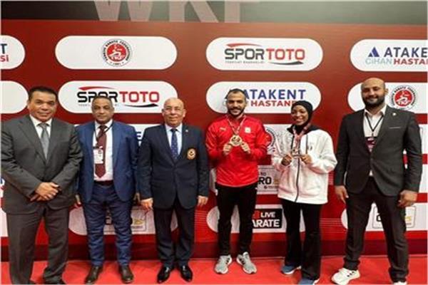 5 ميداليات متنوعة لـ منتخب الكاراتيه في بطولة البريميرليج بـ تركيا