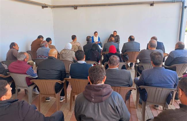 نائب محافظ البحيرة تشهد إجتماعًا بشأن موقف محطة معالجة صرف صحي المعدية