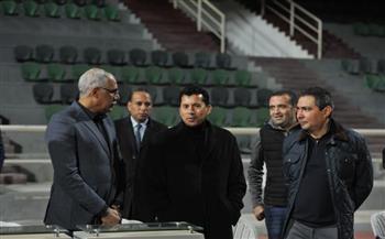 وزير الرياضة يشهد تدريب المنتخب الأوليمبي قبل مشاركته ببطولة غرب آسيا الدولية بالسعودية