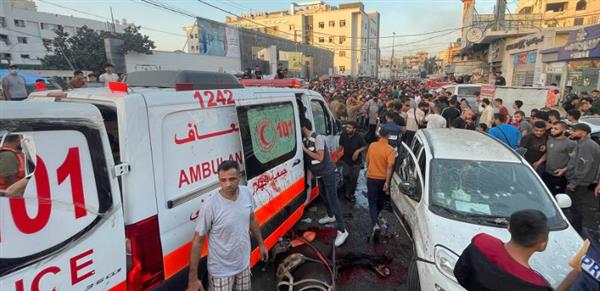 "صحة غزة": الاحتلال الإسرائيلي يستهدف محيط مجمع الشفاء الطبي