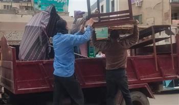 رفع 418 حالة إشغال طريق بالبحيرة