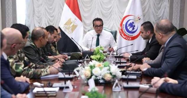 وزير الصحة يتابع الموقف التنفيذي للشبكة الوطنية للطوارئ والسلامة العامة