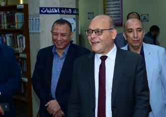ربط مكتبة كليتي الطب البشري والعلوم ببنك المعرفة المصري بـ جامعة سوهاج
