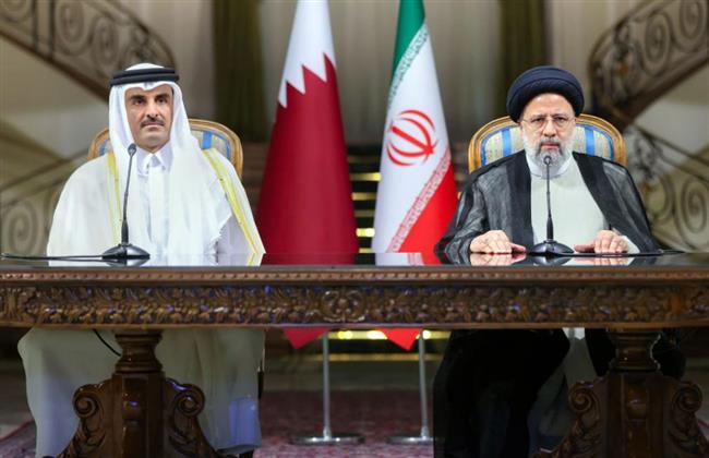 أمير قطر والرئيس الإيراني يبحثان التطورات في غزة والأراضي الفلسطينية المحتلة