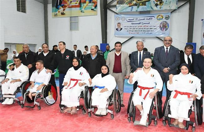 "سكرتير عام الفيوم" يشهد ختام منافسات بطولة الجمهورية للكاراتية لـ ذوي الهمم