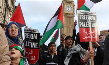   توقعات باستمرار الاحتجاجات الداعمة لـ فلسطين في بريطانيا عقب خطاب "سوناك"