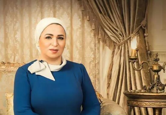 السيدة انتصار السيسي توجه رسالة تهنئة للأم المصرية في عيد الأم