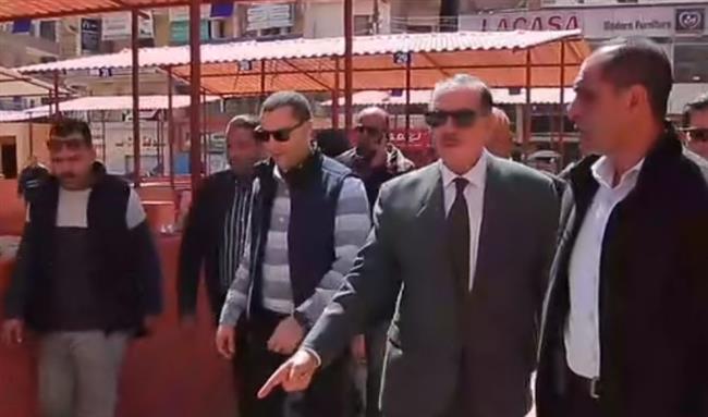 محافظ كفر الشيخ يتفقد أعمال نقل وتسكين الباعة الجائلين من شوارع العاصمة