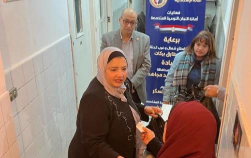 "حُماة الوطن" بالإسكندرية يواصل فاعليات مبادرة "أهالينا في عنينا"