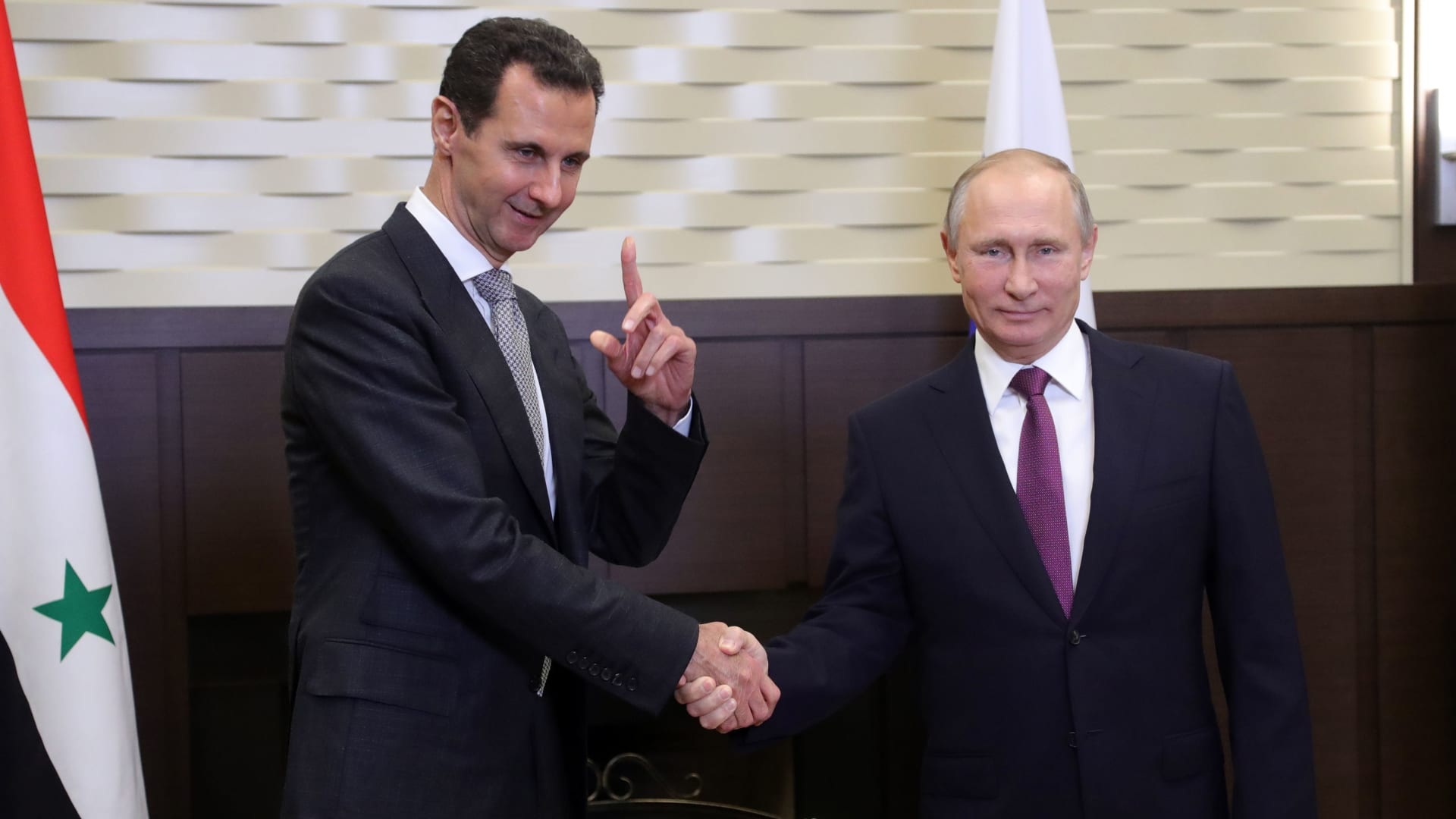 بشار الأسد لـ"بوتين": ماضون في حربنا المشتركة ضد الإرهاب والتطرف العابر للحدود