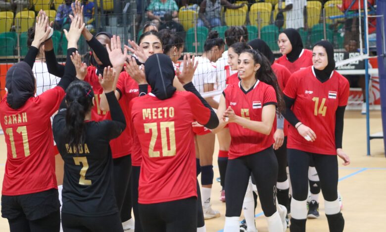 منتخب مصر لسيدات الطائرة يتوج بذهبية دورة الألعاب الإفريقية