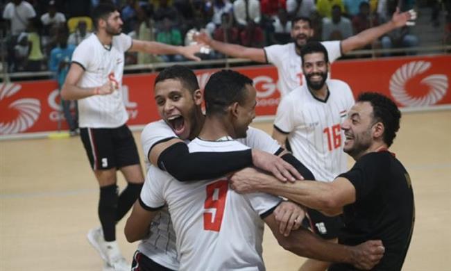 منتخب مصر للكرة الطائرة يتوج بذهبية دورة الألعاب الإفريقية
