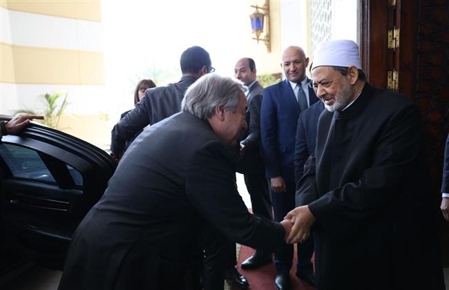 شيخ الأزهر يستقبل الأمين العام للأمم المتحدة ويناقشان مستجدات الأوضاع في غزة