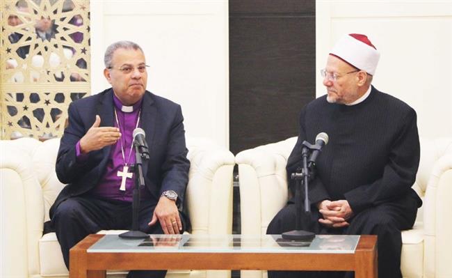 مفتي الجمهورية يستقبل وفدًا من رئاسة الطائفة الإنجيلية للتهنئة بعيد الفطر المبارك
