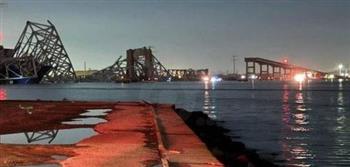   اصطدام سفينة حاويات بجسر في مدينة بالتيمور الأمريكية