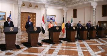    6 قادة أوروبيون يجتمعون في قصر الاتحادية ..مصر وأوروبا.. شراكة استراتيجية شاملة