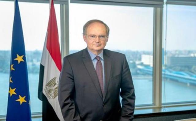 سفير الاتحاد الأوروبي يثمن دور مصر في إنفاذ المساعدات إلى غزة