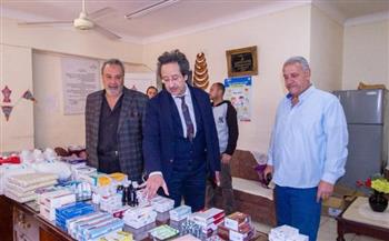   قافلة طبية تابعة لـ جامعة طنطا توقع الكشف الطبي على نزلاء مجمع الهدى الخيري