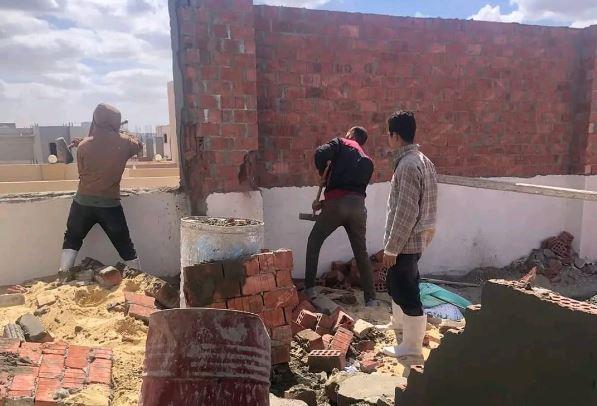 حملة مكبرة لإزالة المخالفات بأكتوبر وزايد